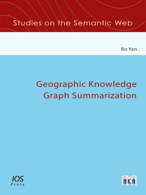 cover image of Geographic Knowledge Graph Summarization